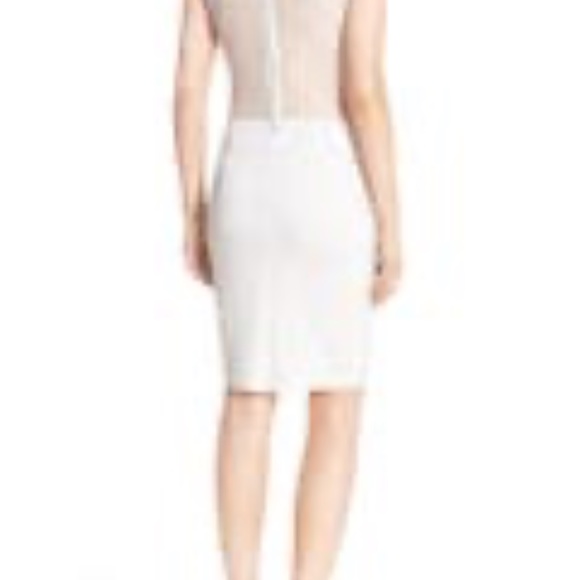 NWT French Connection White Mesh Dress - Picture 2 of 4